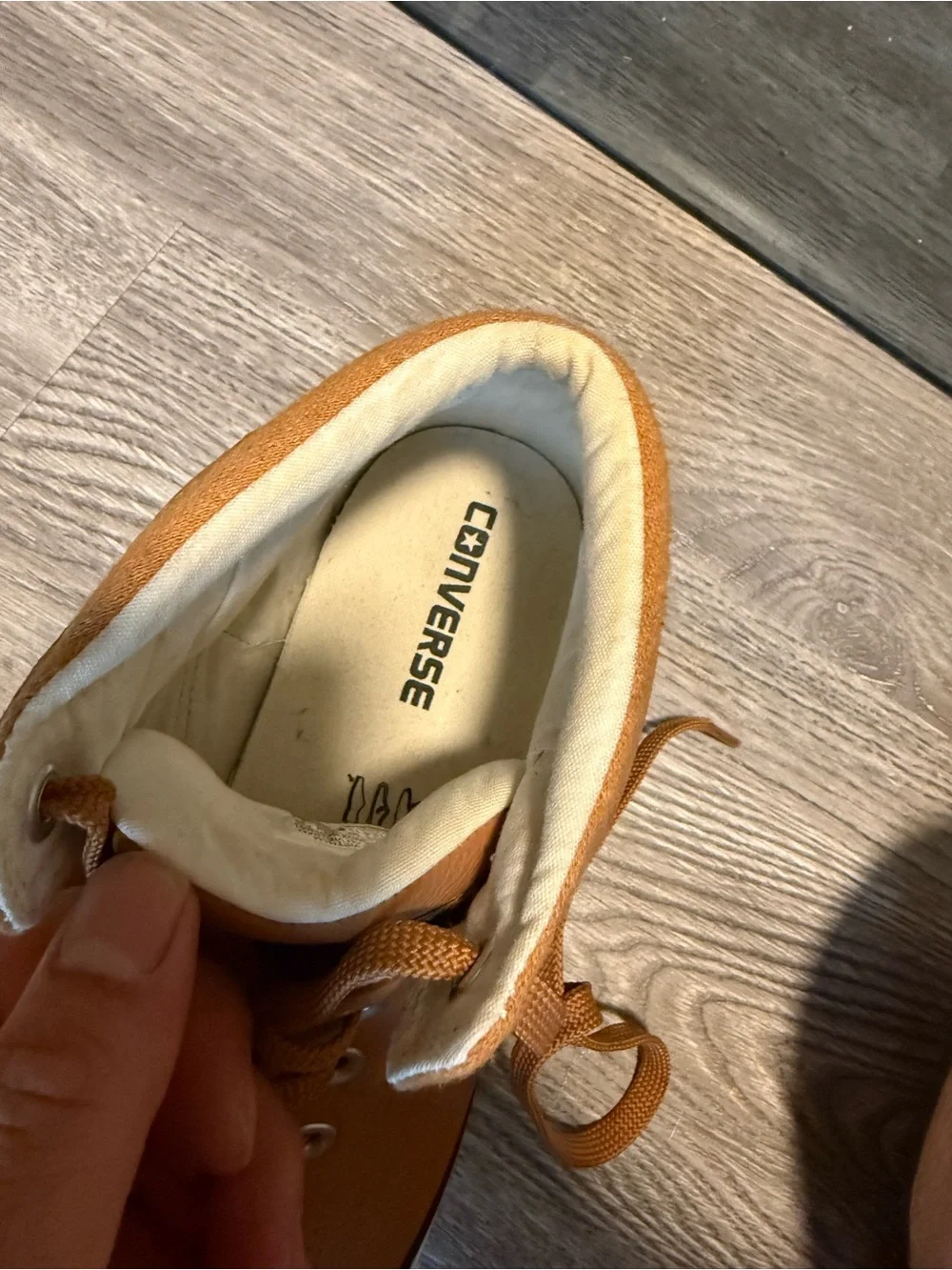 Converse All Star High Street Leather Men's Size 10.5Mid Raw Sugar Egret 157471C - Picture 3 of 6
